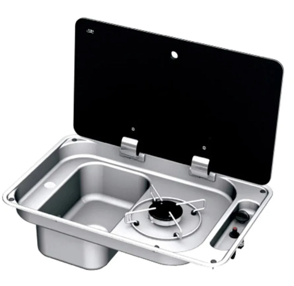 Cocina + Fregadero 1 Fuego Can 530x340 pica izquierda