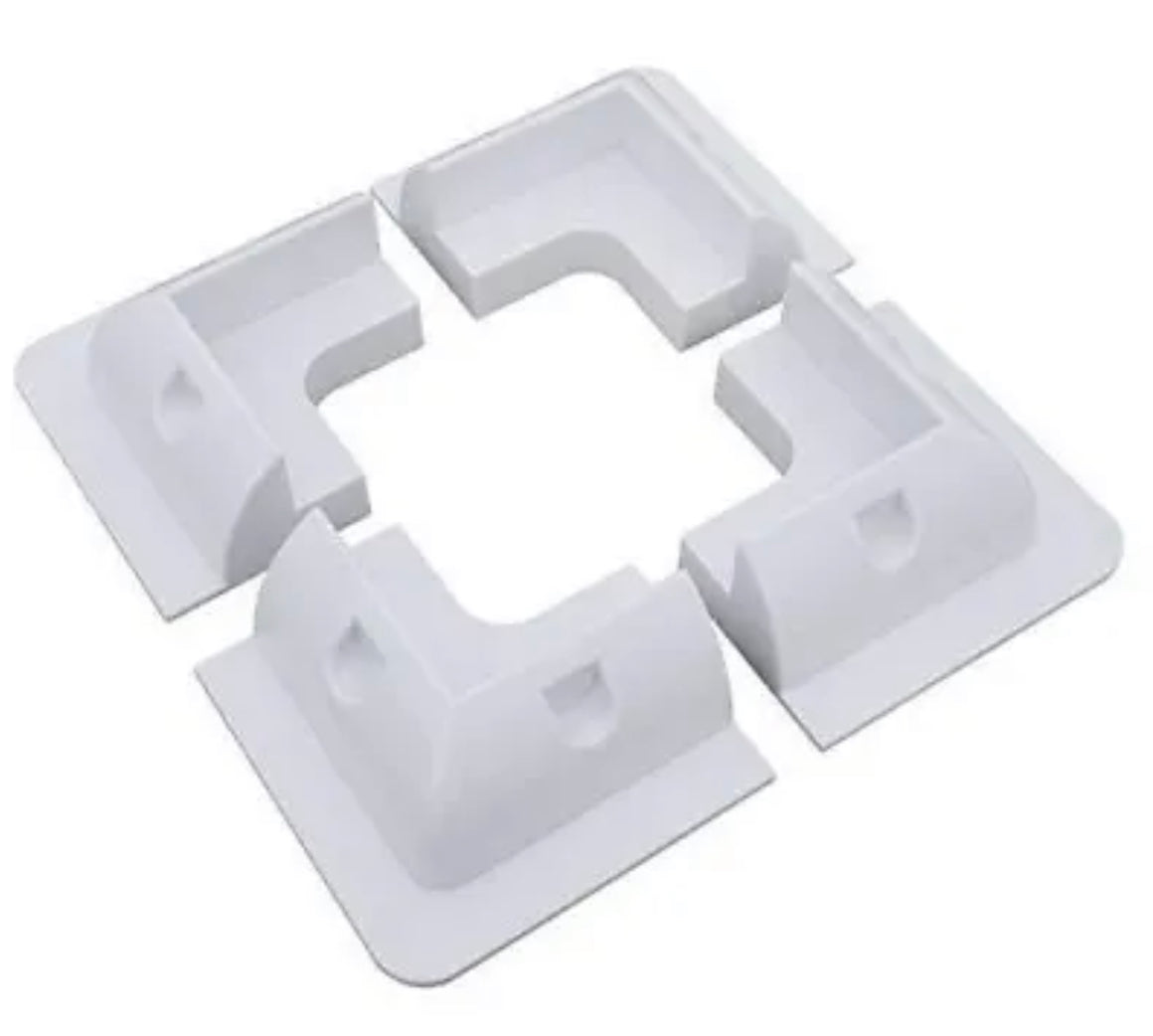 Kit 4 Soportes techo placa solar