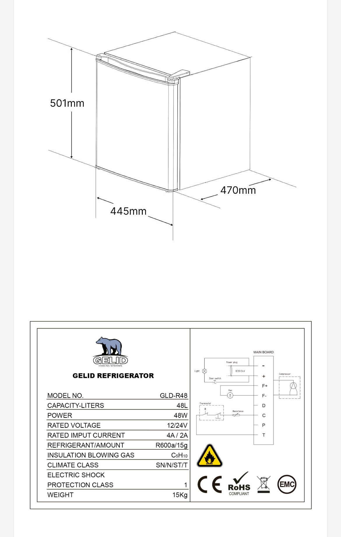 Nevera 12v