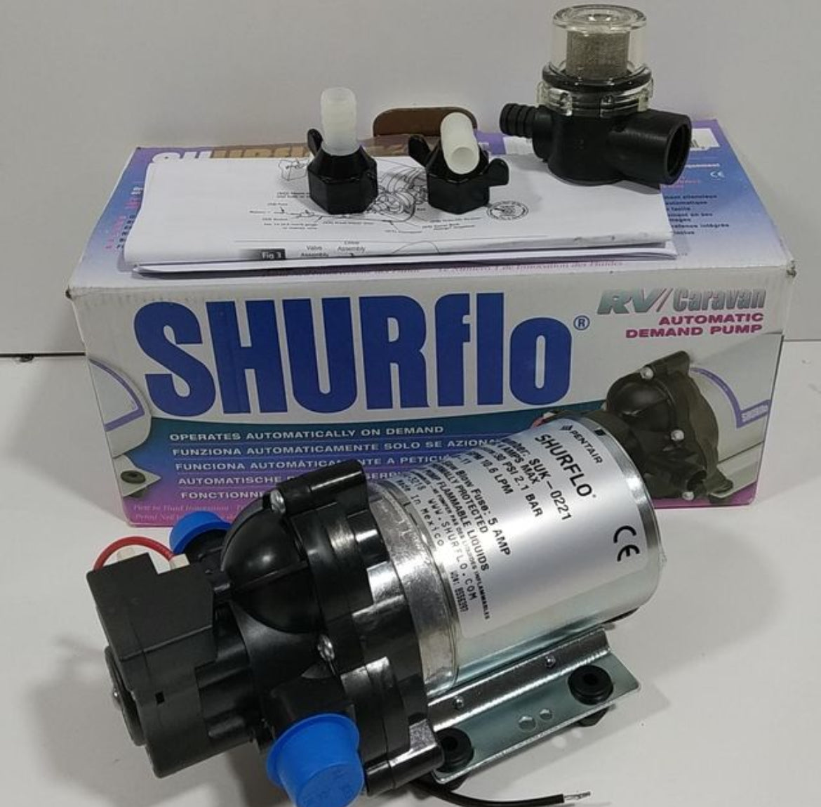 BOMBA SHURFLO 12V 10L