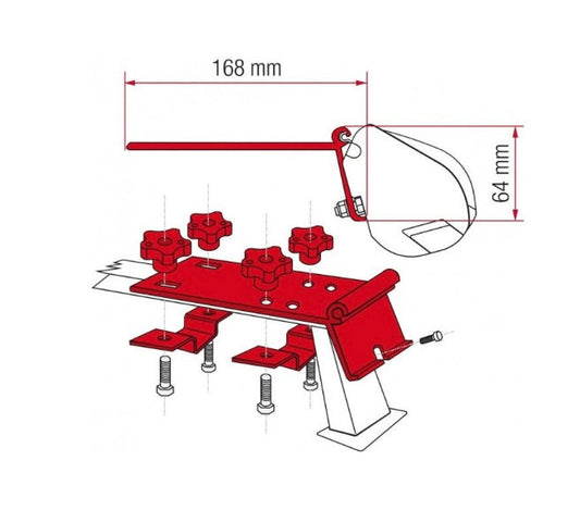 Kit anclaje toldo F35 y F45 baca