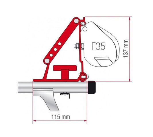 Kit anclaje toldo F35pro baca