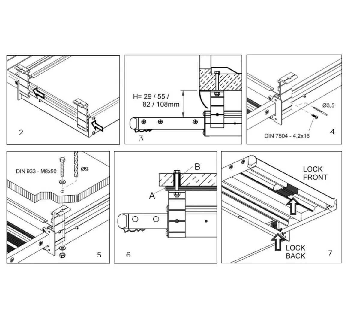 Escalón Thule Slide Out Step Manual 400