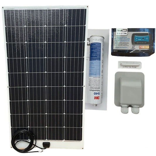 Kit placa solar semiflexible 150W Vechline