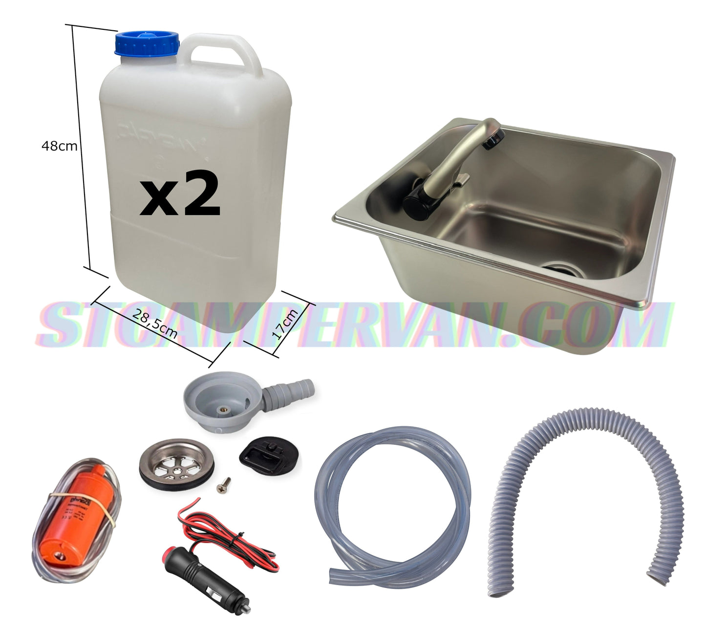 Kit fregadero camper 26x32