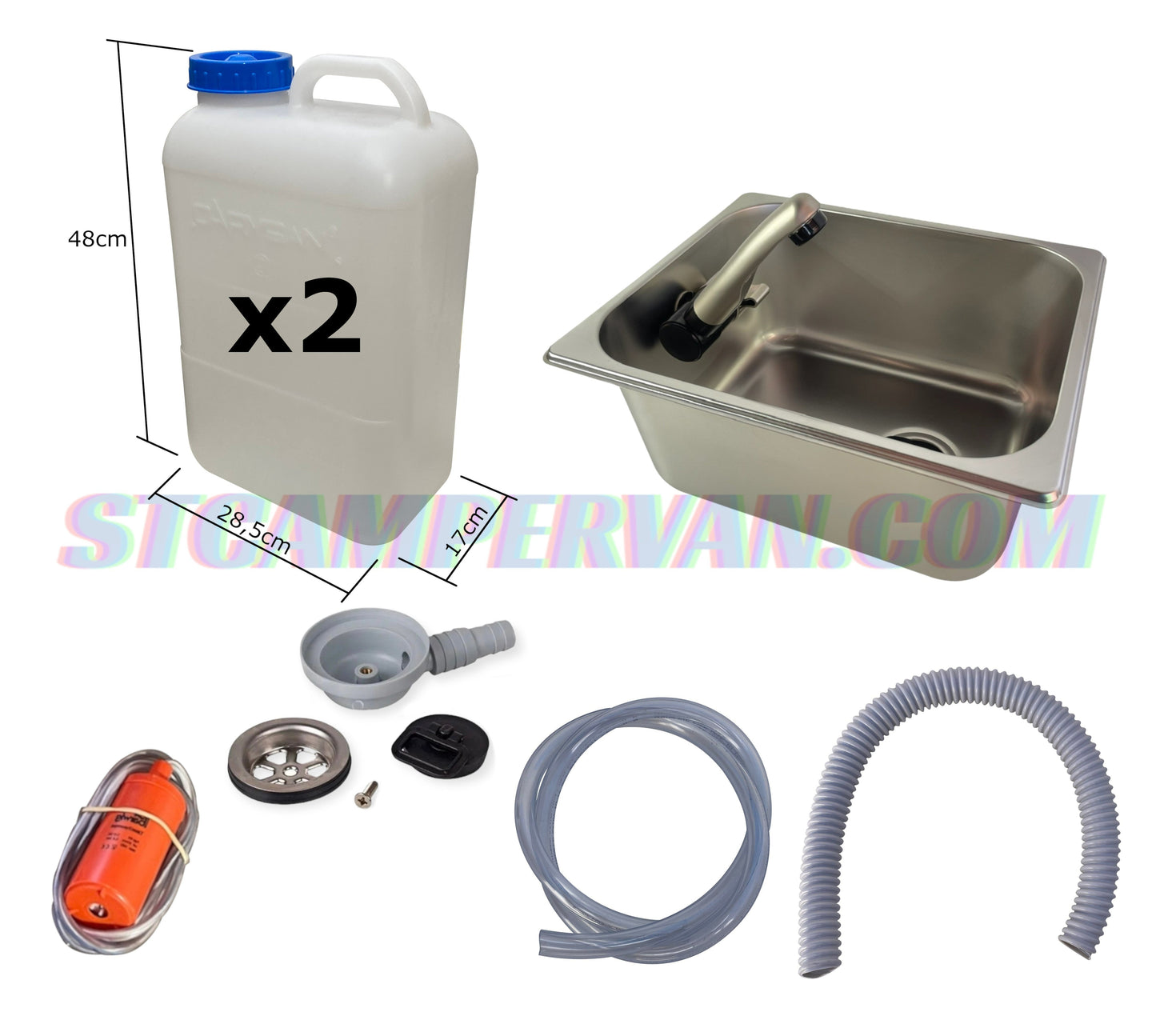 Kit fregadero camper 26x32