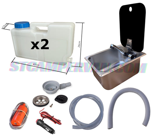 Kit fregadero camper 26x32 con tapa