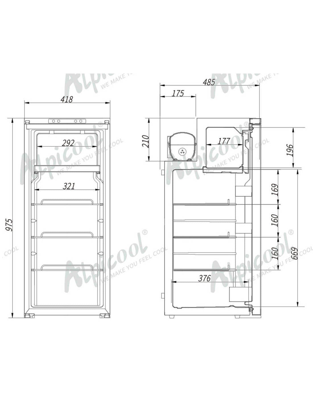 Nevera Alpicool CoolZone CR90X 12v