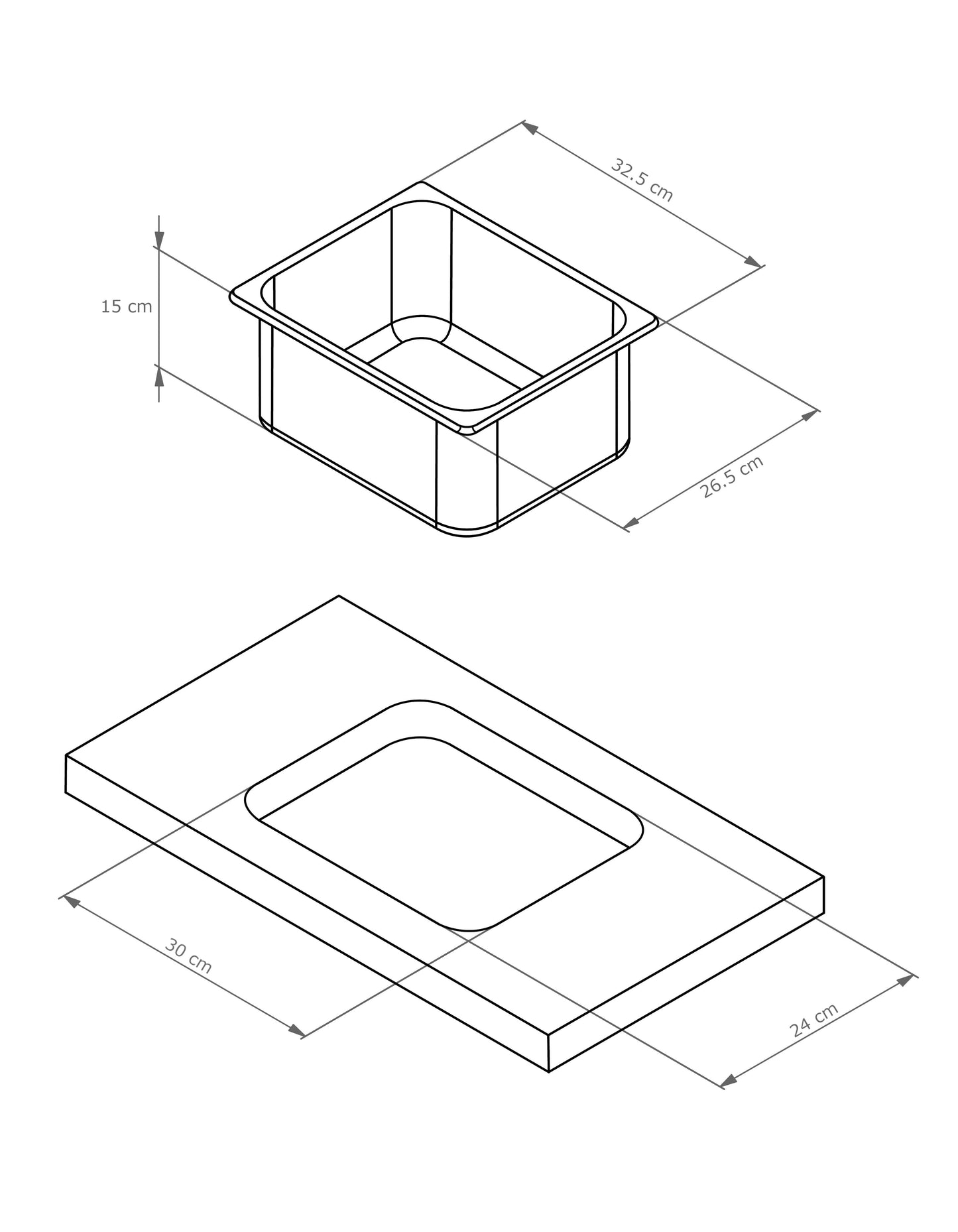 Kit fregadero camper 26x32