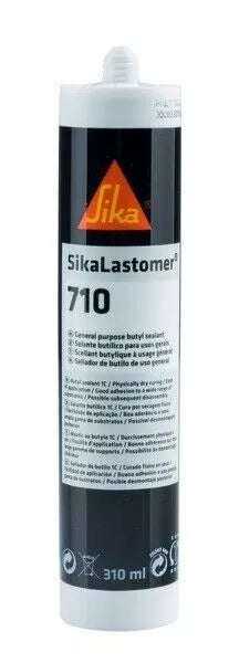 Sellador Butilo SikaLastomer 710 Blanco 310ml Sika Caravana Autocaravana