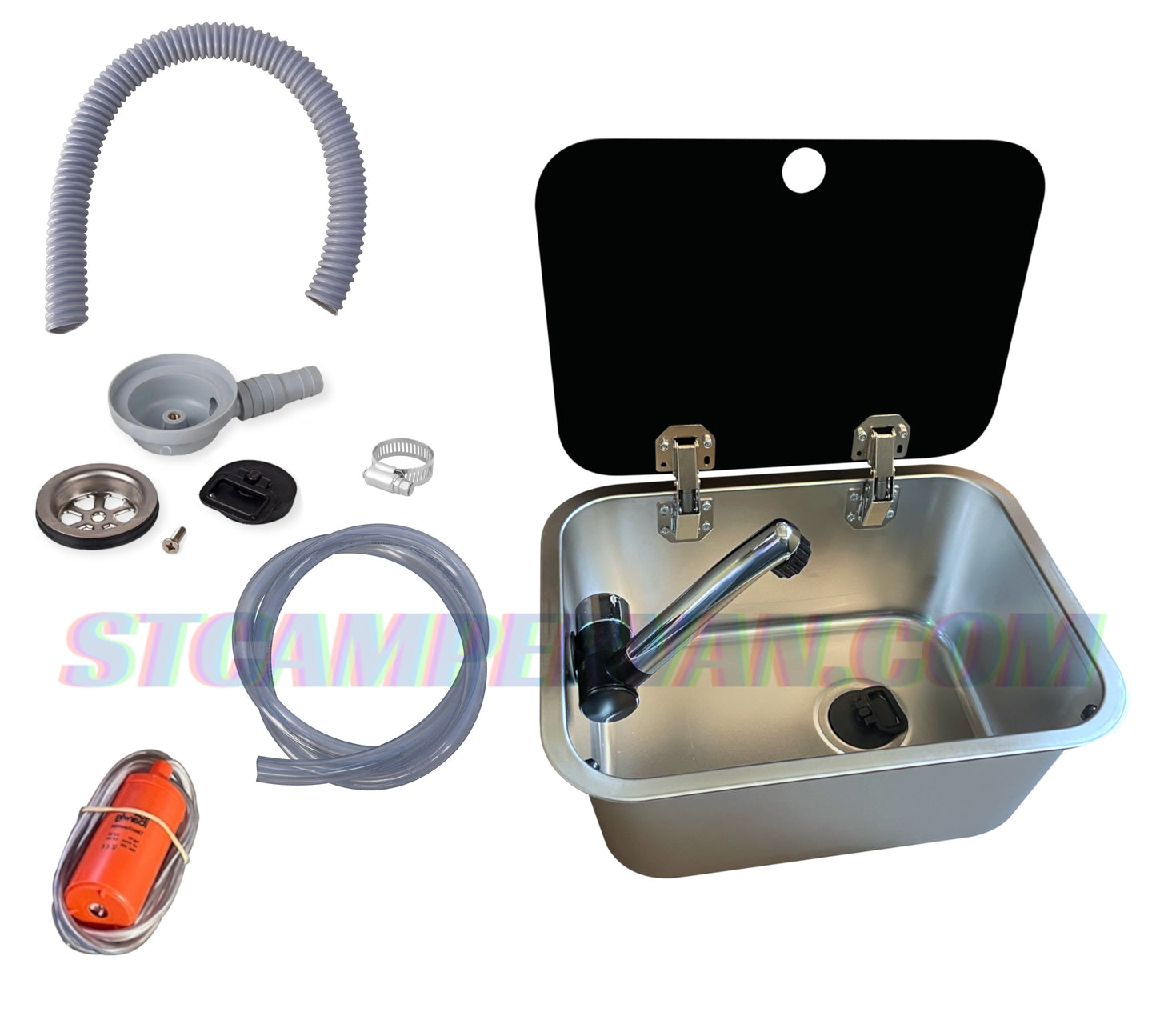 Kit fregadero camper 27x36 con tapa