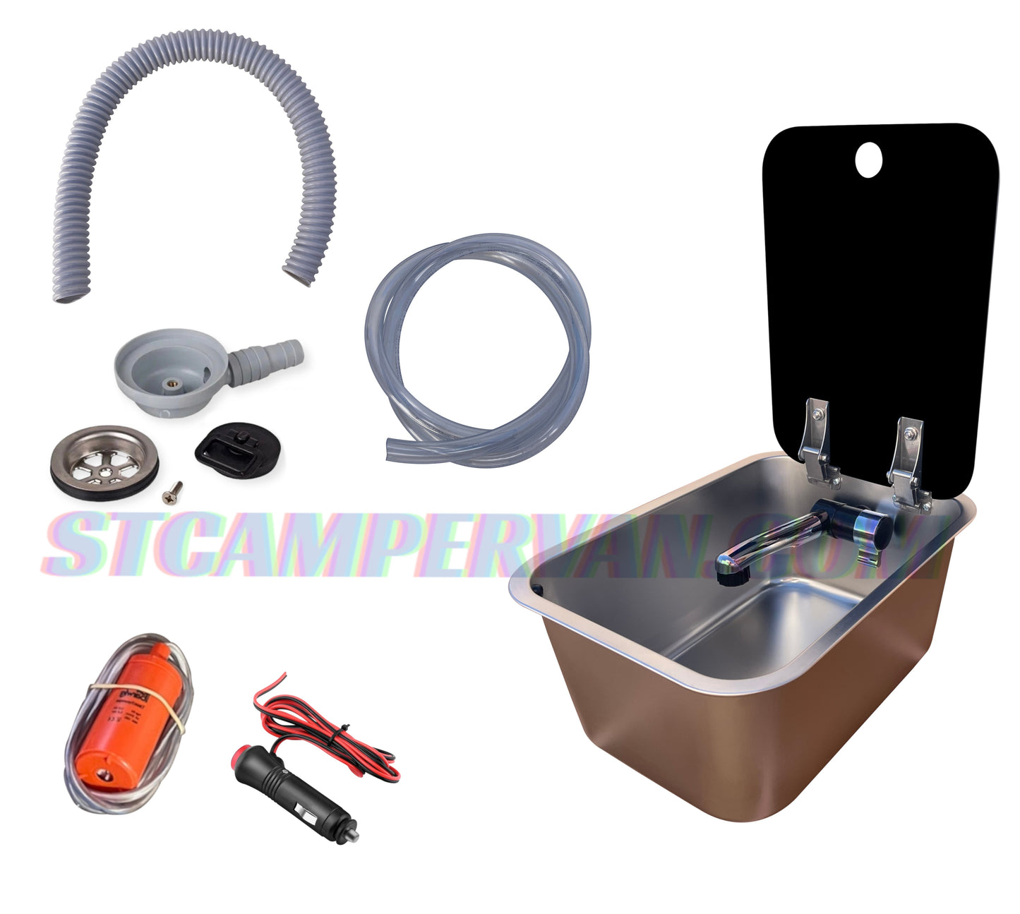 Kit fregadero camper 27x36 con tapa