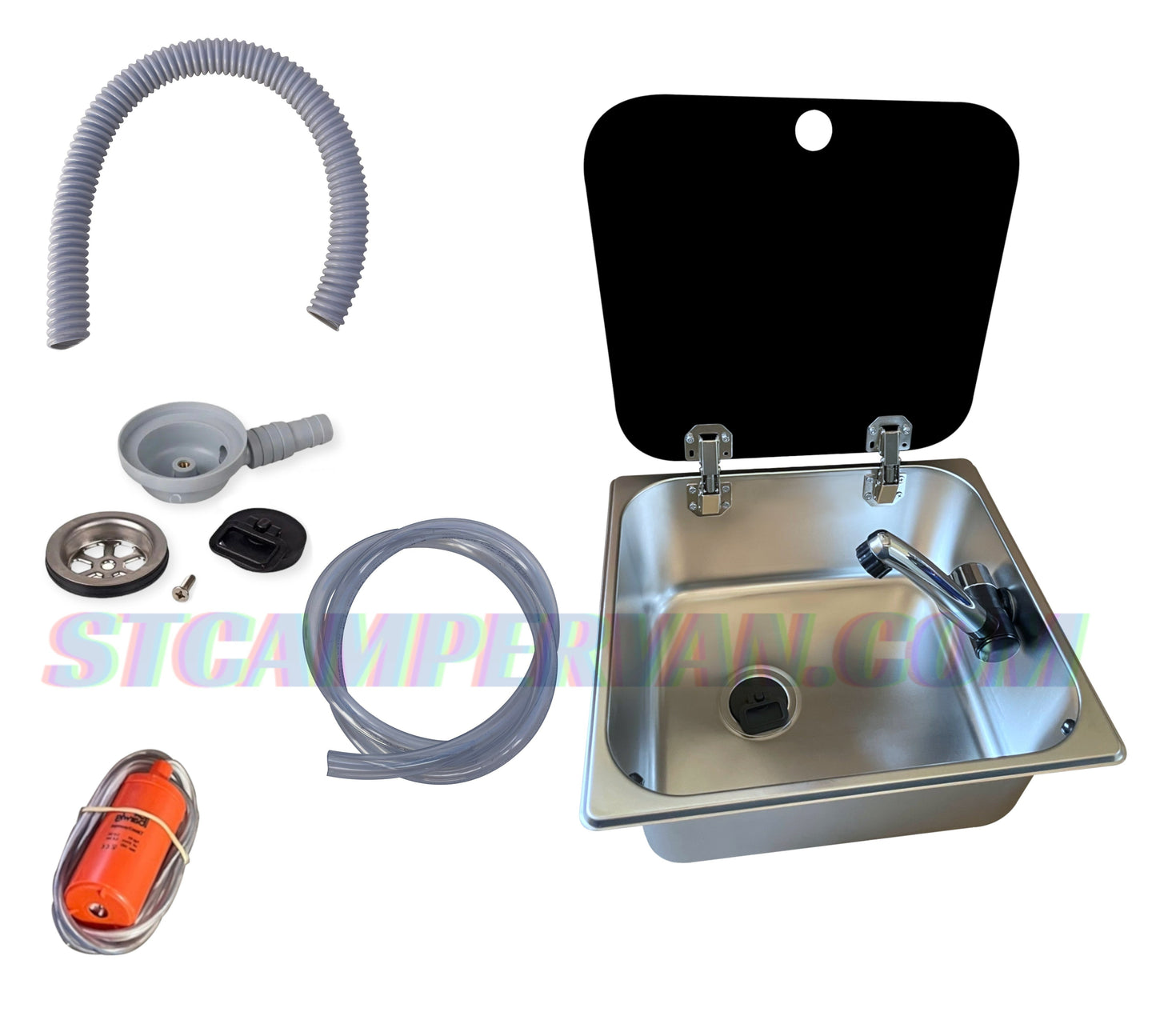 Kit fregadero camper 32x35 con tapa