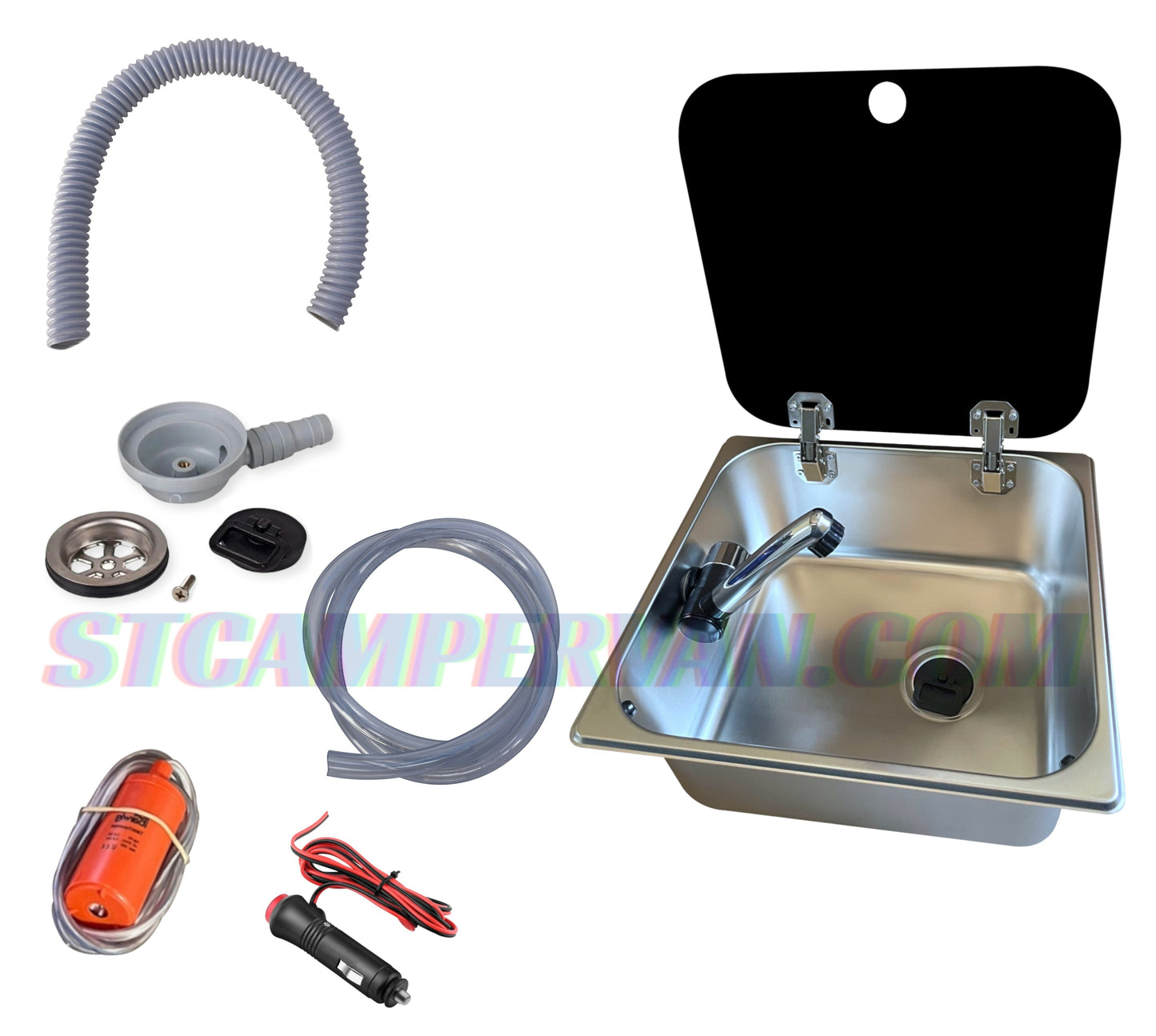 Kit fregadero camper 32x35 con tapa