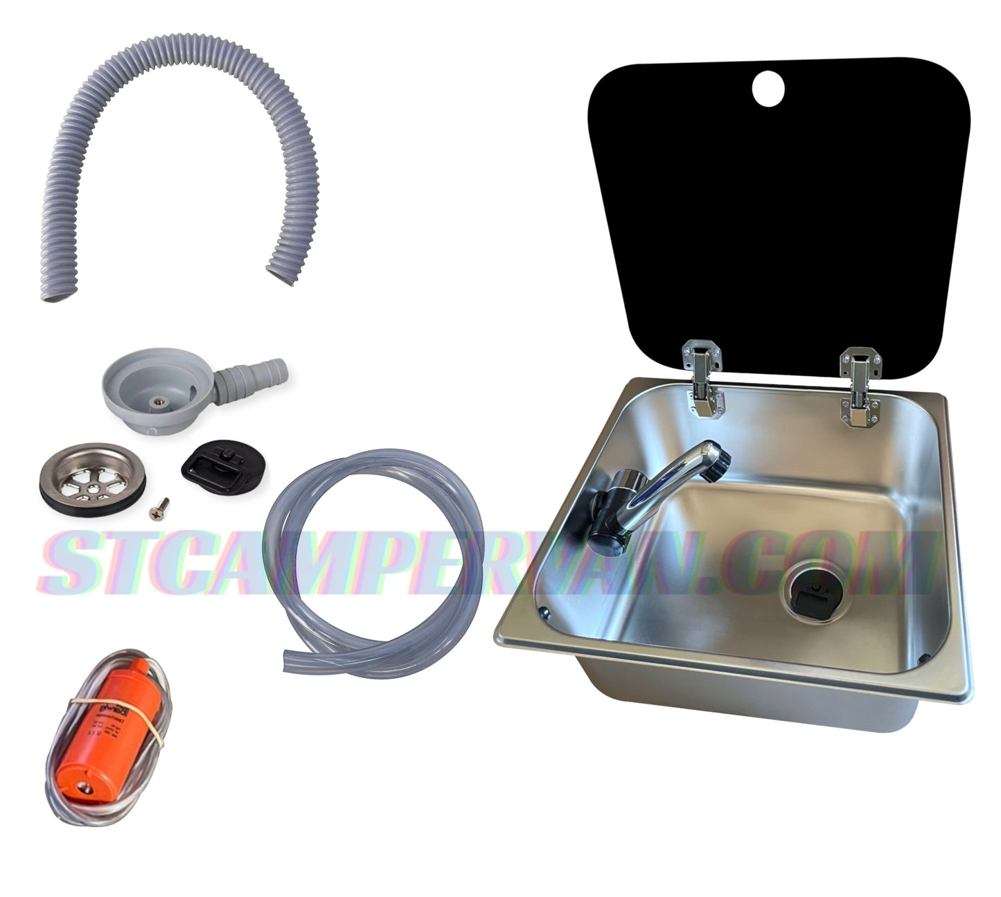 Kit fregadero camper 32x35 con tapa