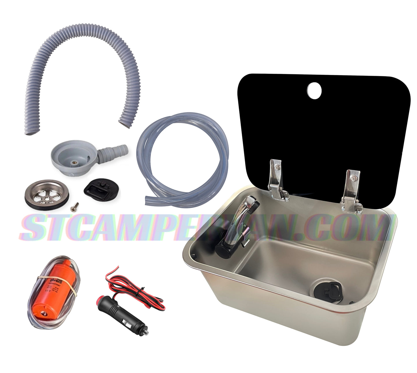 Kit fregadero camper 27x36 con tapa