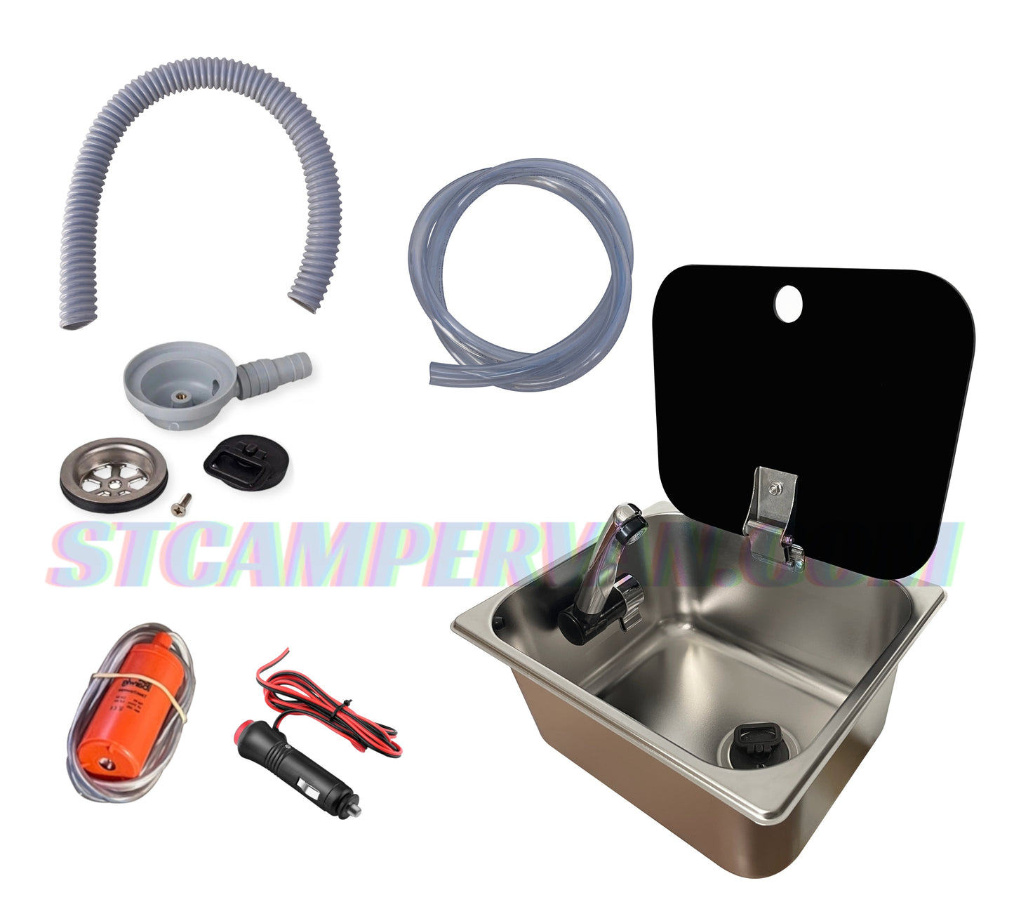 Kit fregadero camper 26x32 con tapa