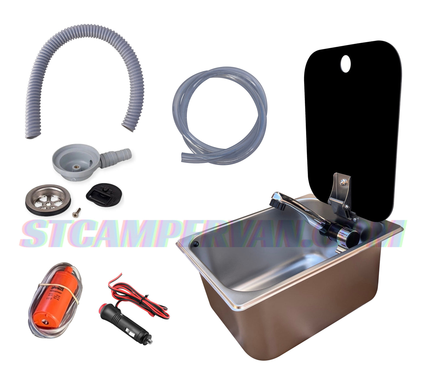 Kit fregadero camper 26x32 con tapa